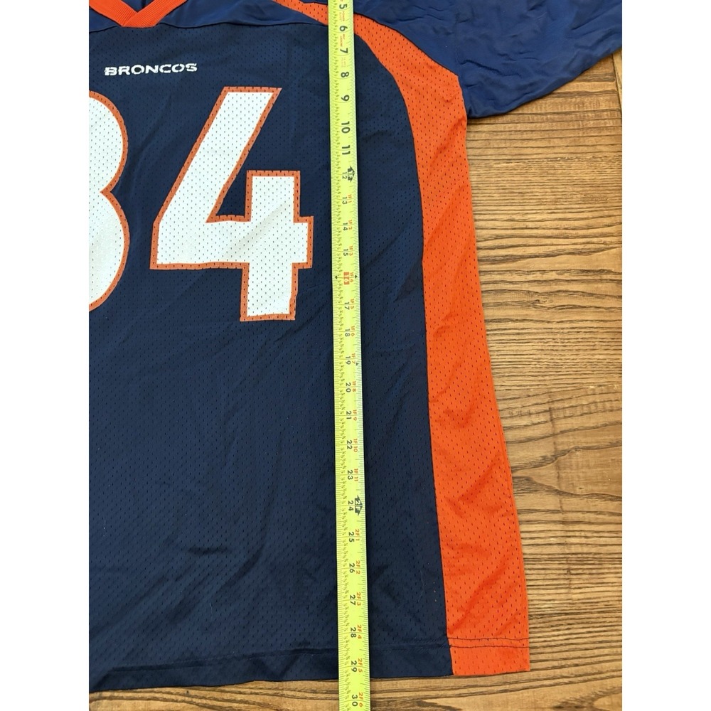 Vintage Champion Men's XL Shannon Sharpe #84 Denver Broncos Jersey Missing Tag - Picture 4 of 7